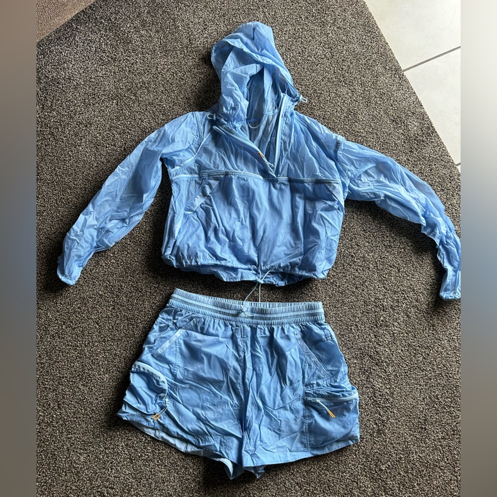 Outdoor Voices windbreaker set